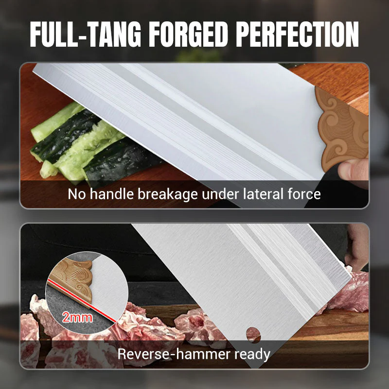 🔥HET REA 50% RABATT! 🔪🌟🍳Smidd vass och hållbar kökskniv✂️🥩