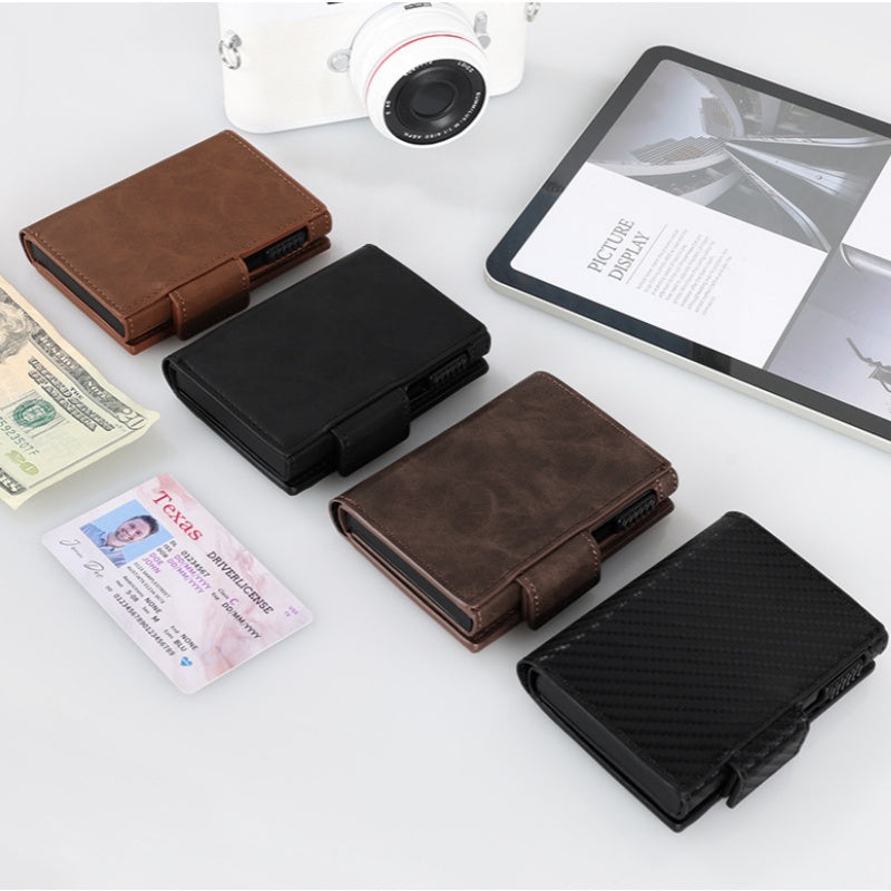 đ„đNyhet 50 % rabatt â Smal plĂ„nbok för mĂ€n med RFID-skydd