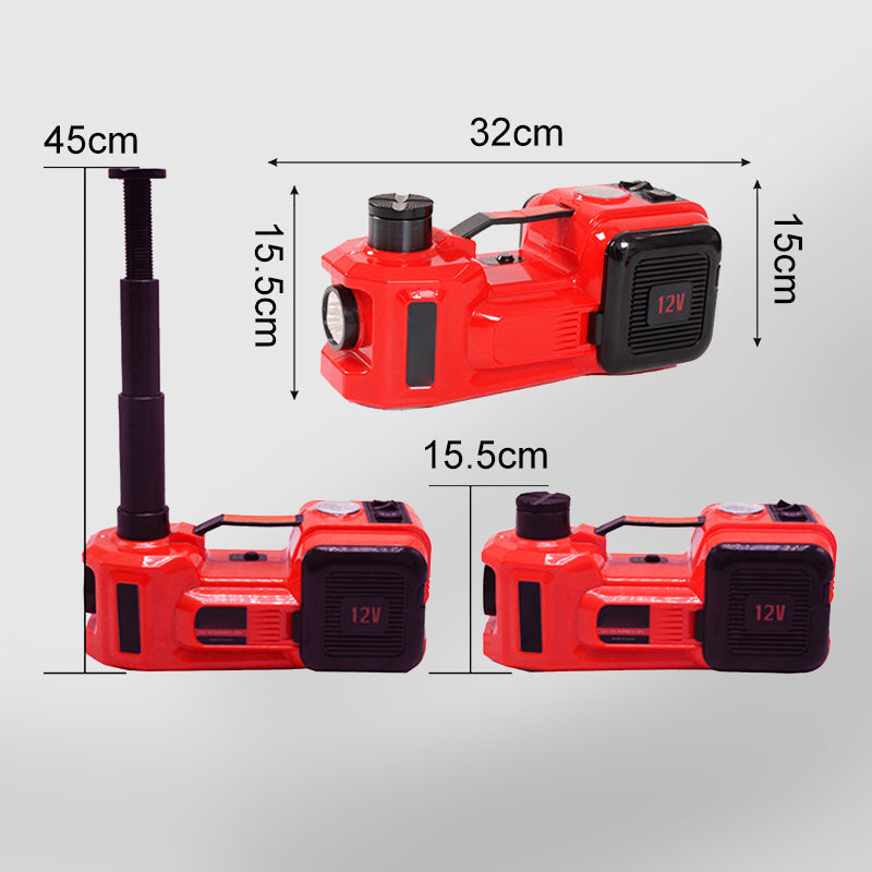 đđ§ 50 % RABATT! 12-i-1 hydraulisk domkraft â 5 ton, inbyggd pump, elektrisk slagskruvdragare & LED, perfekt för hemmafixaren & bilentusiasten đȘ
