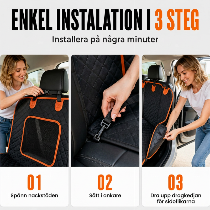 đ¶ 50 % RABATT NU! đ VattentĂ„ligt bilsĂ€tesskydd för husdjur â 4-i-1 design i 600D Oxford, skyddar mot smuts och repor đĄïž
