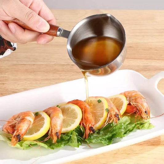 🍯Mini-kastrull i rostfritt stål 304 – Perfekt för smör, mjölk och kaffe!🍯