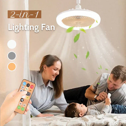 💡🔥 50 % RABATT! LED-takfläkt med fjärrkontroll – 3 hastigheter, tyst DC-motor och dimbar belysning – Perfekt för sovrum och vardagsrum ✨