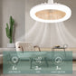 💡🔥 50 % RABATT! LED-takfläkt med fjärrkontroll – 3 hastigheter, tyst DC-motor och dimbar belysning – Perfekt för sovrum och vardagsrum ✨