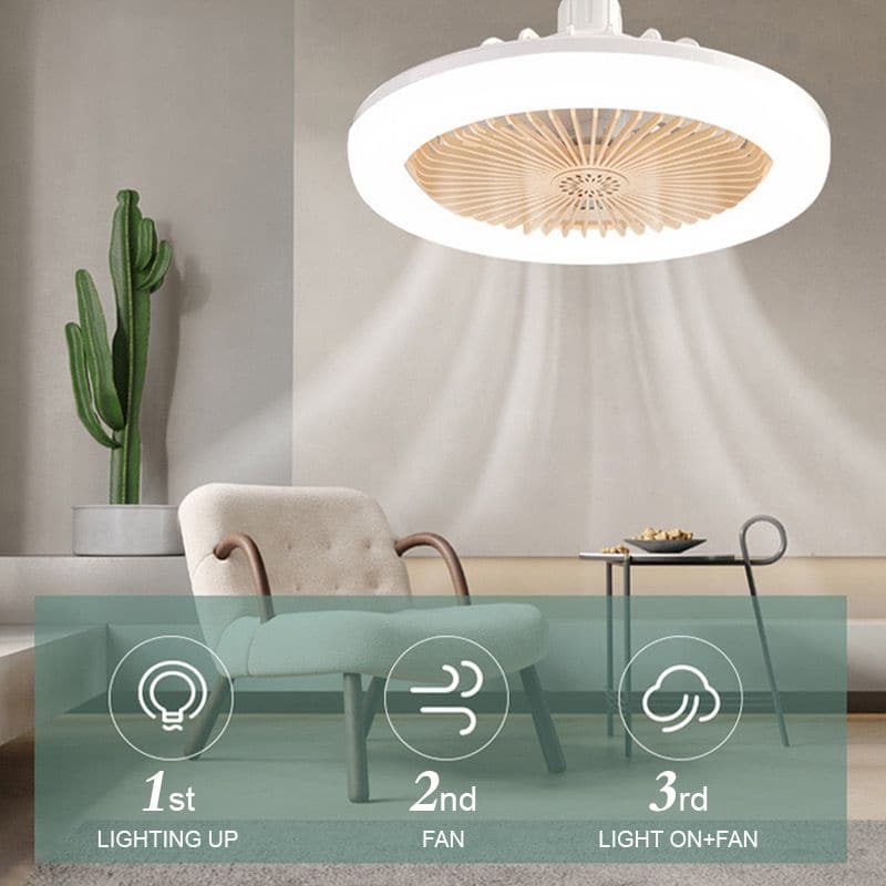 💡🔥 50 % RABATT! LED-takfläkt med fjärrkontroll – 3 hastigheter, tyst DC-motor och dimbar belysning – Perfekt för sovrum och vardagsrum ✨