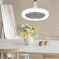 💡🔥 50 % RABATT! LED-takfläkt med fjärrkontroll – 3 hastigheter, tyst DC-motor och dimbar belysning – Perfekt för sovrum och vardagsrum ✨