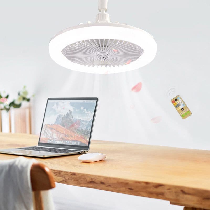 💡🔥 50 % RABATT! LED-takfläkt med fjärrkontroll – 3 hastigheter, tyst DC-motor och dimbar belysning – Perfekt för sovrum och vardagsrum ✨