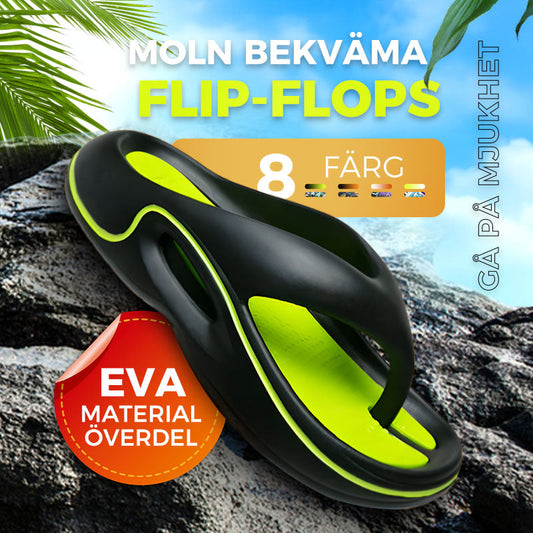 🔥50% RABATT! Begränsad Tid | Bekväma Sommarsandaler Flip Flops – Tjock Sula & Avslappnad Stil!