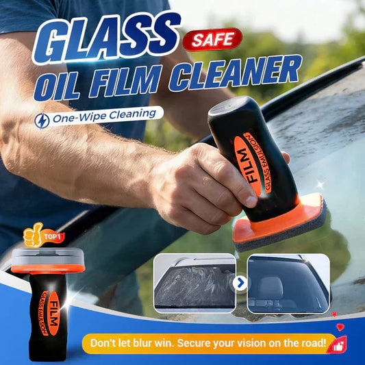 🧼 Handhållen rengöringsmedel för oljefilm | Tar bort oljefilm · Mjuk borste som inte skadar glaset · Polering i ett steg · Bärbar och mångsidig