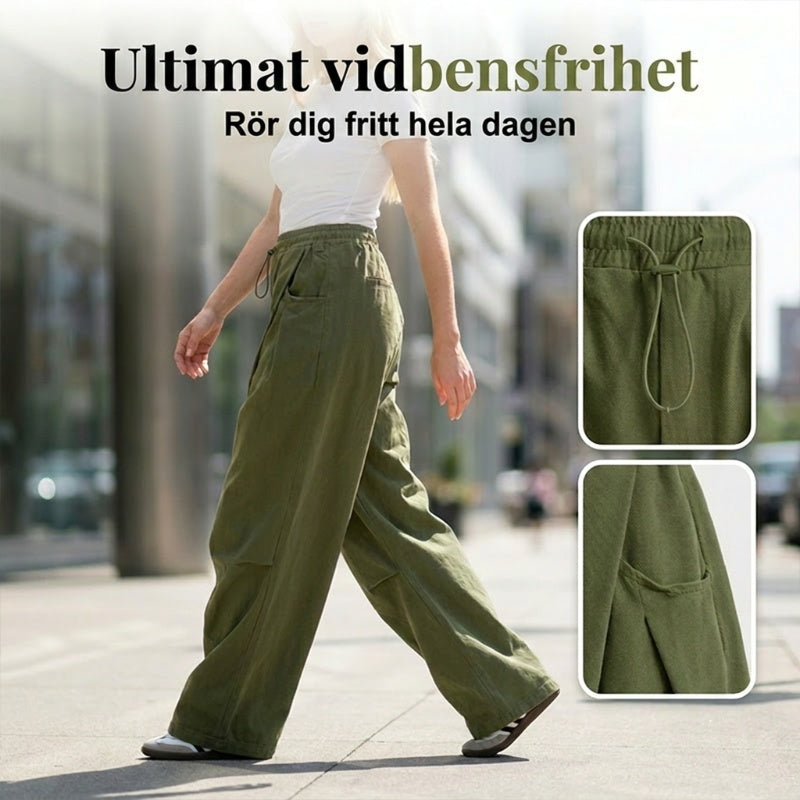 Vida byxor med veck