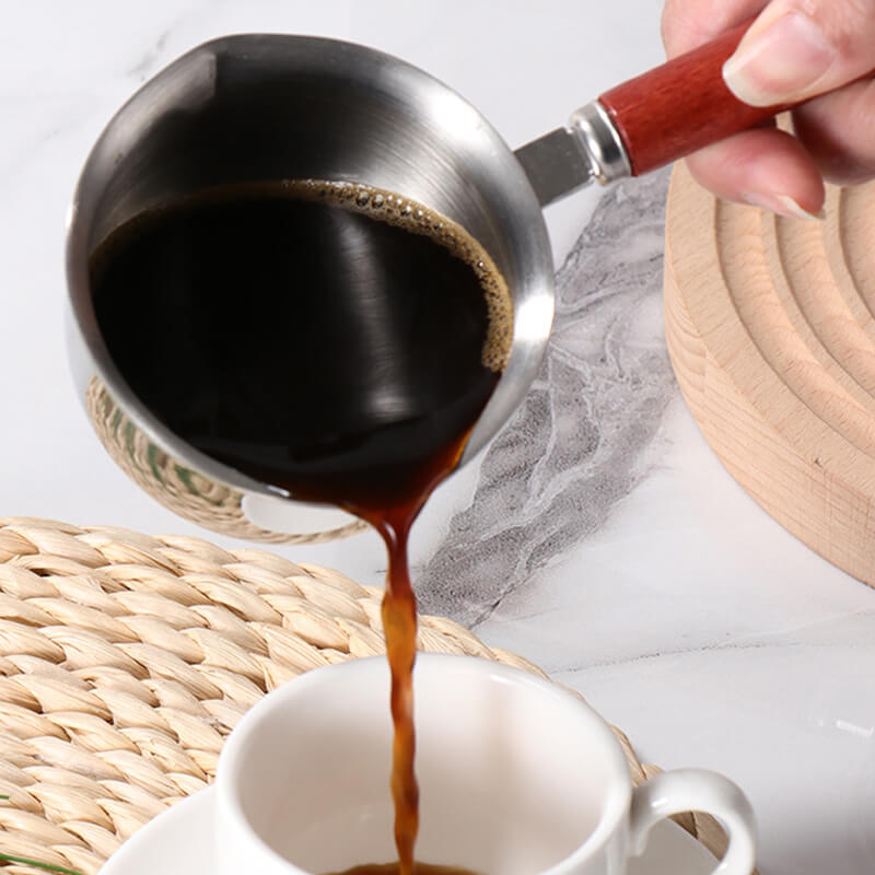 🍯Mini-kastrull i rostfritt stål 304 – Perfekt för smör, mjölk och kaffe!🍯