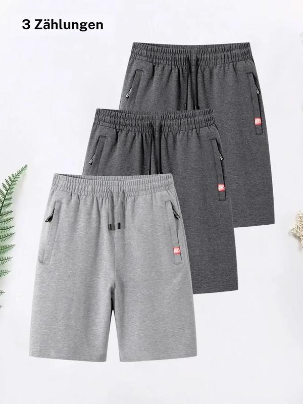 🩳 BEGRÄNSAD TID: 50 % RABATT! ✨ Sportshorts för män med hög elasticitet – 3 färger, storlekar M–4XL, fickor med dragkedja 🏀