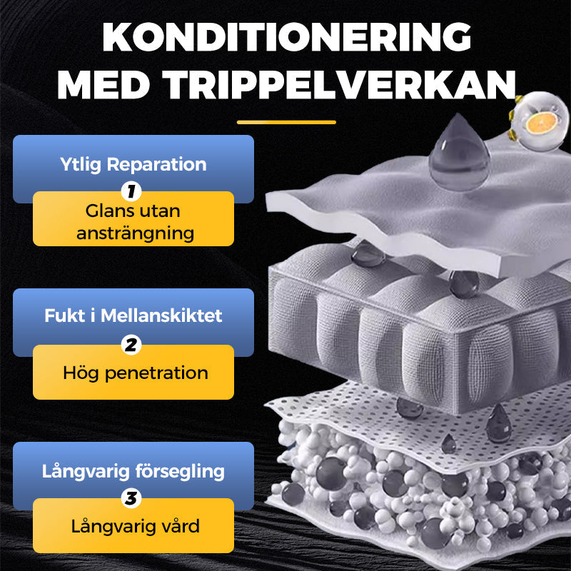 ✨ Rengörings- och vårdkräm för läder – djupgående rengöring med naturliga oljor för möbler, bilsäten och tillbehör 🛋️🌟