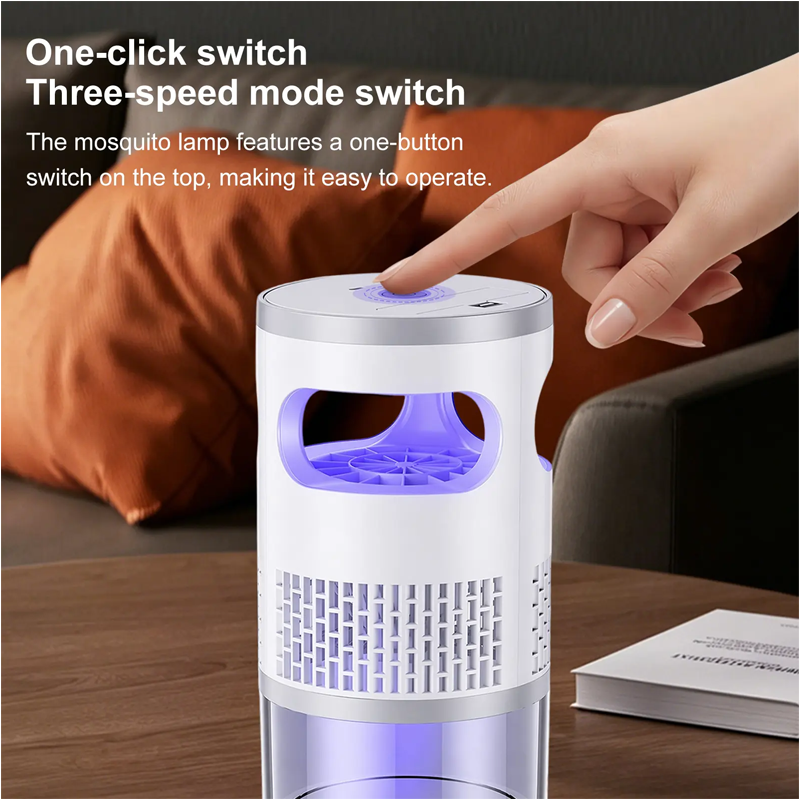 💐 50 % RABATT! LED-insektsfångare för inomhusbruk – Tyst och säker för sovrummet 🛏️🔇【Begränsat antal】