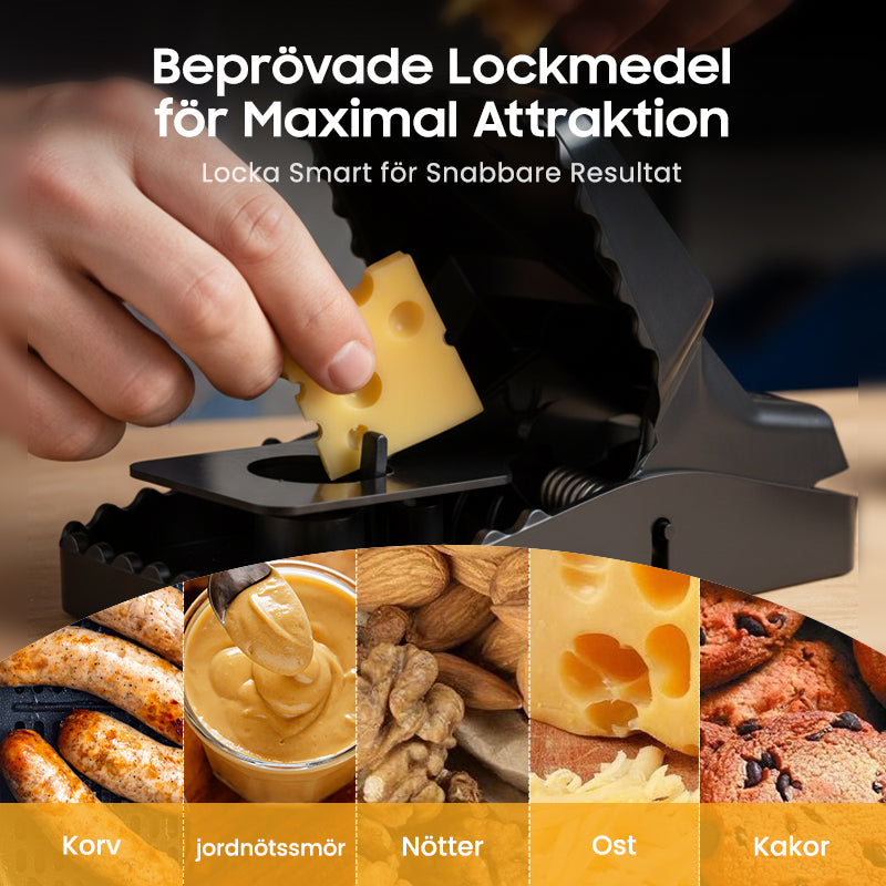 🔥🔥Köp 1 få 2 gratis🔥 Kraftfull musfälla med hög känslighet
