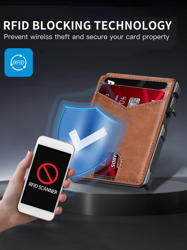 🔥🎁Nyhet 50 % rabatt – Smal plånbok för män med RFID-skydd