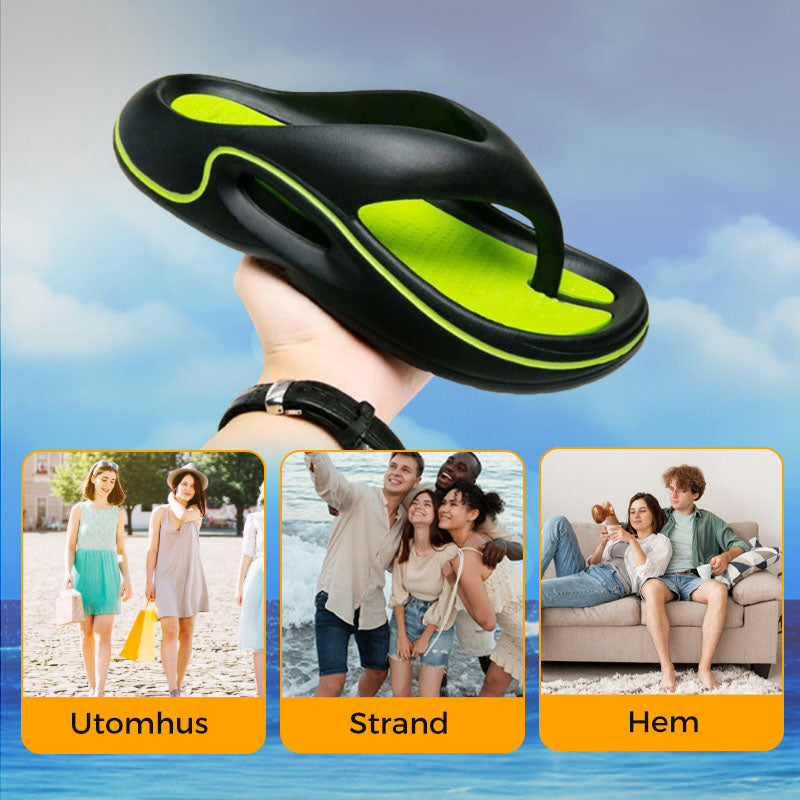 🔥50% RABATT! Begränsad Tid | Bekväma Sommarsandaler Flip Flops – Tjock Sula & Avslappnad Stil!