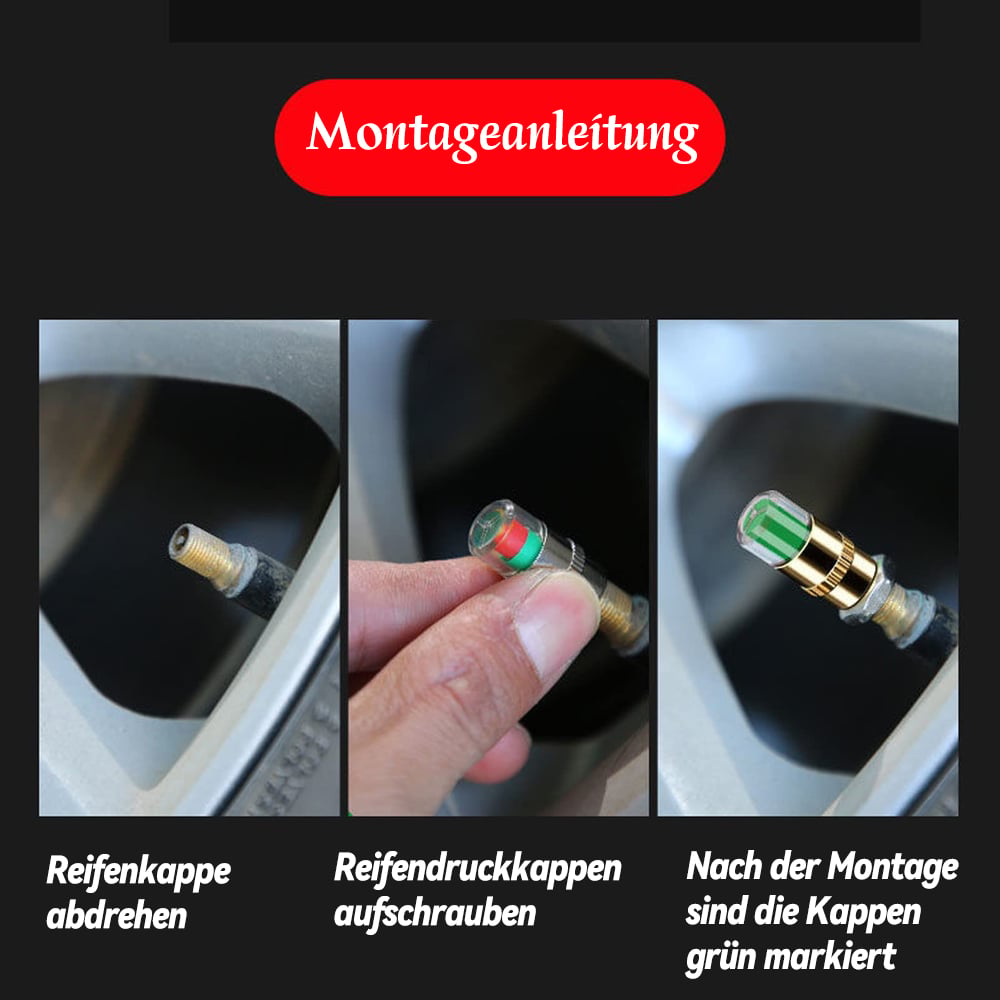 Ventilkåpor Med Tryckmätare – Håll Koll På Ditt Däcktryck Hela Tiden
