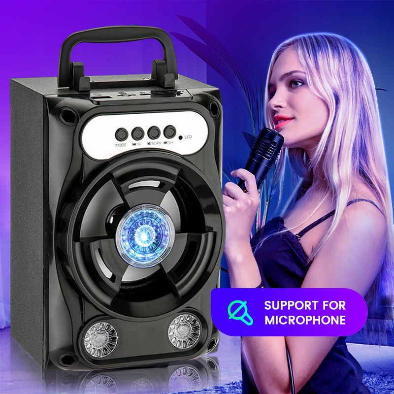 Pousbo® [Chockerande Ljudkvalitet] Bärbar Bluetooth-högtalare