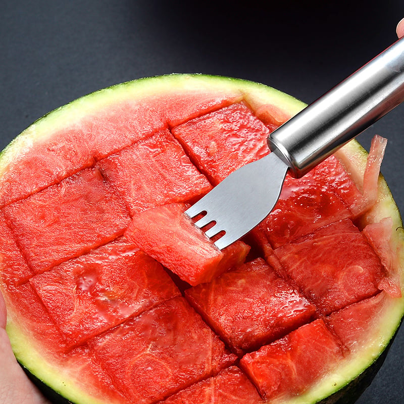 💥HETT ERBJUDANDE: 1 + 1 gratis🔥🍉 Fruktskärning utan krångel✨ 2-i-1 fruktskärare & gaffel – för snabb och enkel servering av frukt! 🍓