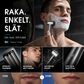 🧔 Slät rakning utan krångel – uppladdningsbar rakapparat för män