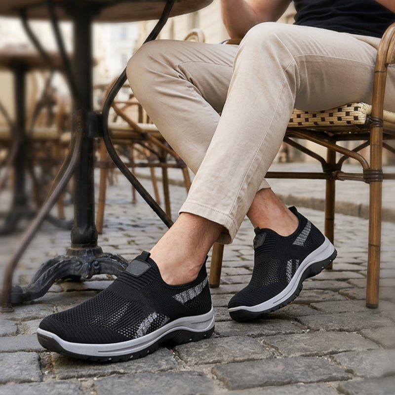 Andningsbara mesh-sneakers för män – slip-in design