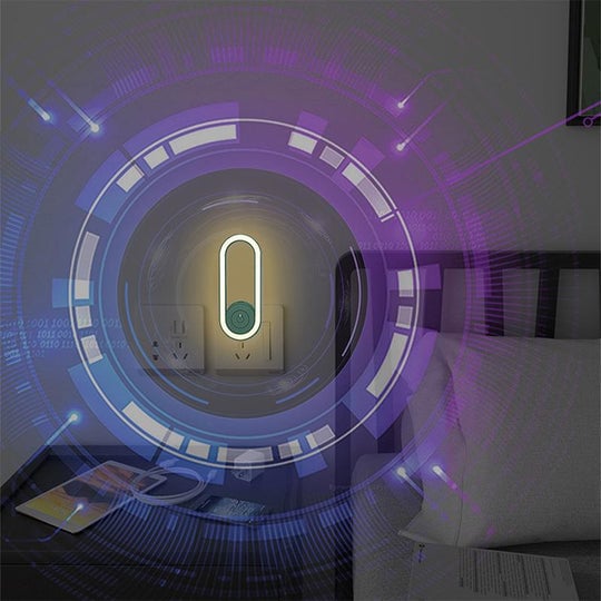✨50% RABATT! 🔥Frekvenskonvertering Ultrasonic Mosquito Killer med LED-sömnljus