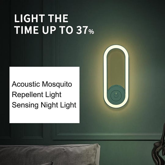 ✨50% RABATT! 🔥Frekvenskonvertering Ultrasonic Mosquito Killer med LED-sömnljus