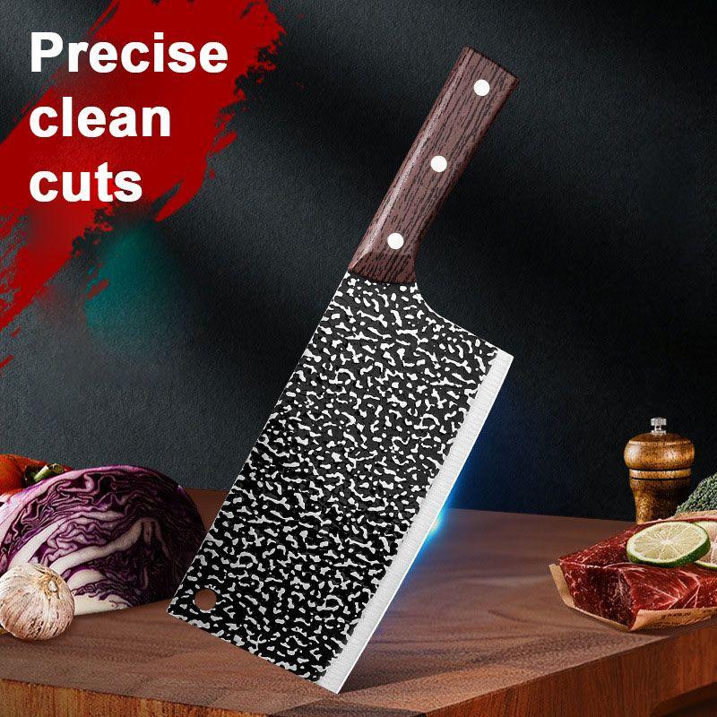 🔥HET REA 50% RABATT! 🔪🌟🍳Smidd vass och hållbar kökskniv✂️🥩