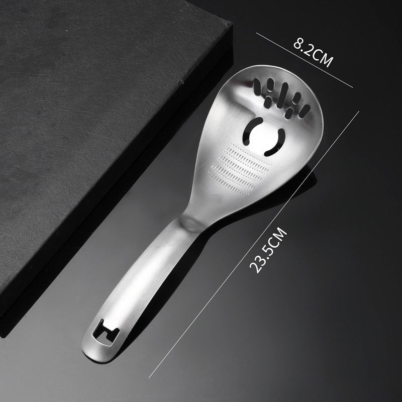 🍳 50 % RABATT NU! ✨ Multifunktionell Köksslev i Rostfritt Stål – För Matlagning, Servering & Vardaglig Användning 🥣