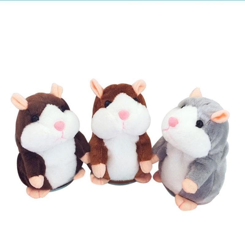 Pratande hamsterplysch, upprepar röster och skakar huvudet 🐹✨✅💥
