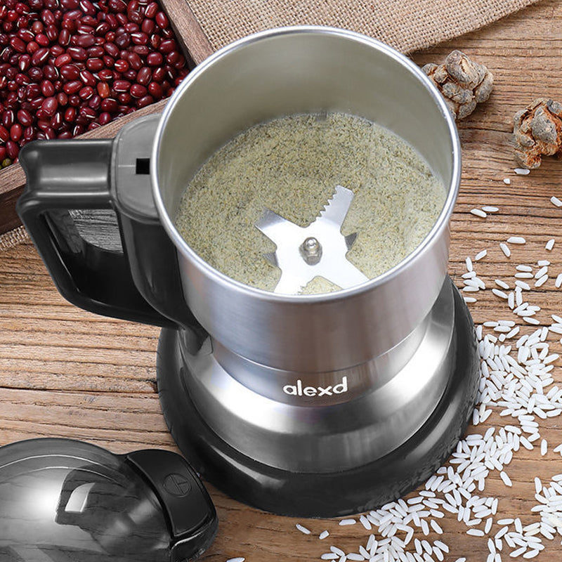 ⚙️ 50 % RABATT NU! ☕ Liten elektrisk slipmaskin – mal kaffebönor, kryddor & nötter med kopparmotor i rostfritt stål ✨