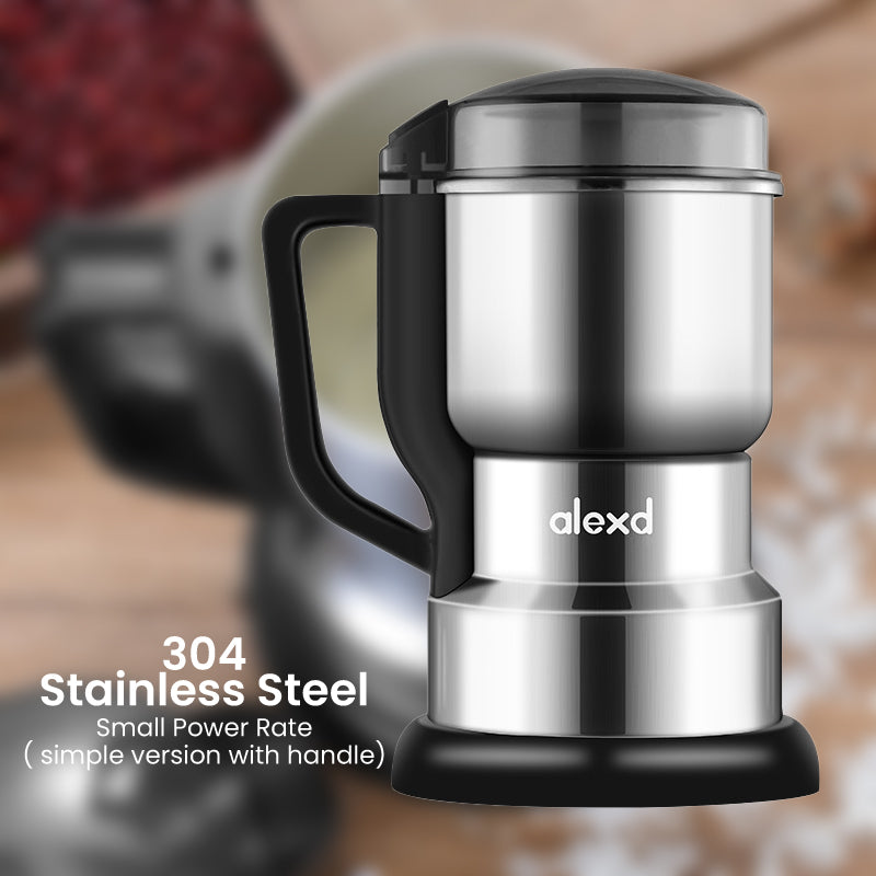⚙️ 50 % RABATT NU! ☕ Liten elektrisk slipmaskin – mal kaffebönor, kryddor & nötter med kopparmotor i rostfritt stål ✨