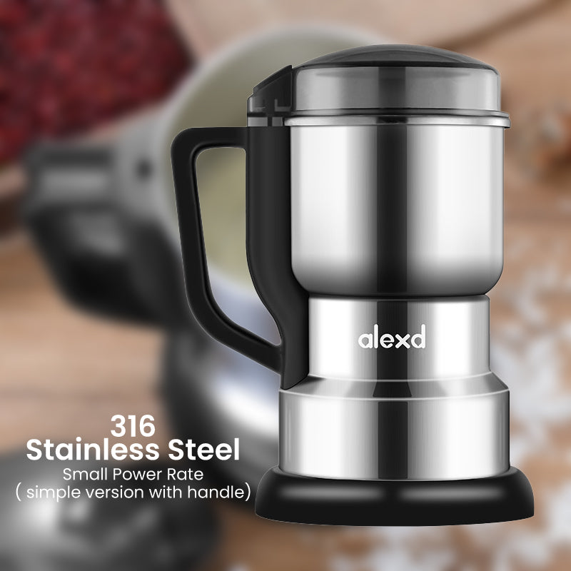 ⚙️ 50 % RABATT NU! ☕ Liten elektrisk slipmaskin – mal kaffebönor, kryddor & nötter med kopparmotor i rostfritt stål ✨