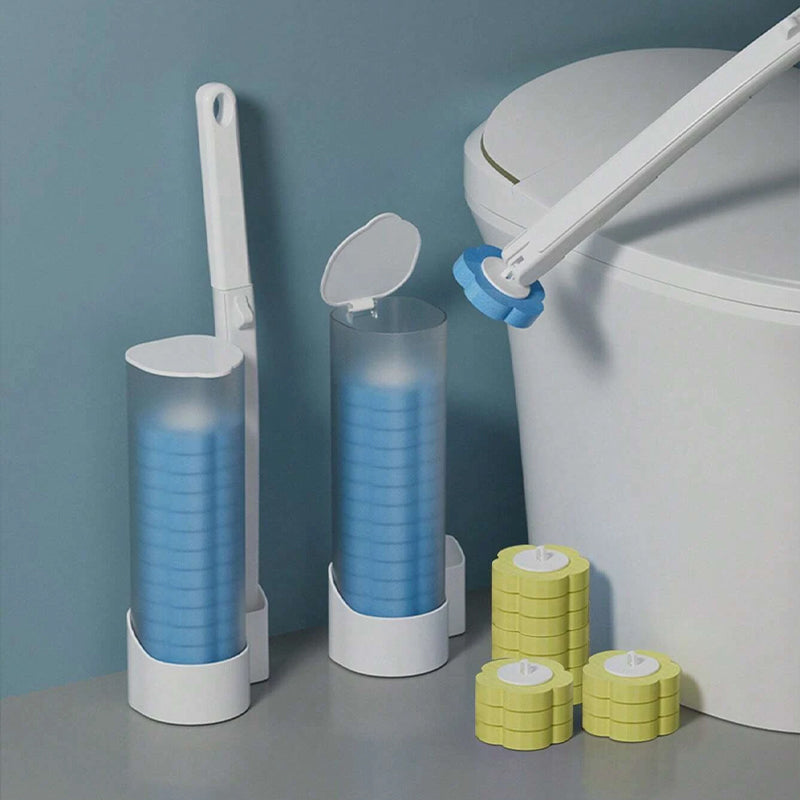🚽💦Engångsutbytbar väggmonterad innovativ toalettborstesats✨