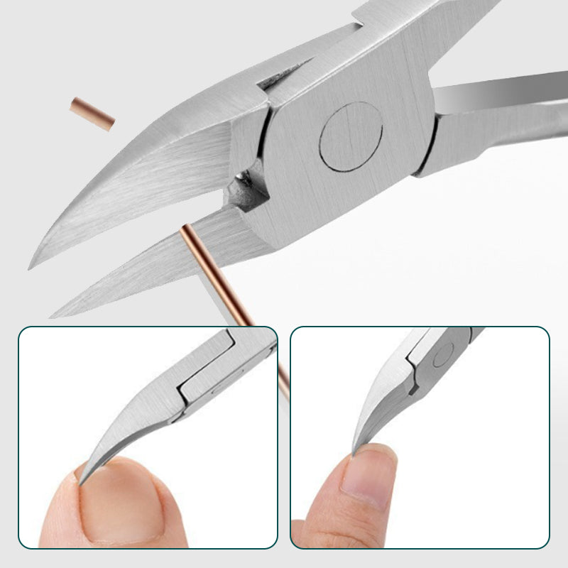 🔥Köp 1 få 1 gratis🔥Professionell nagelklippare med vinklad fjäde