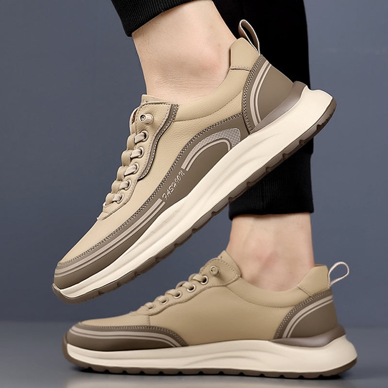 Släpp-på-sneakers för herrar med halksäker sula