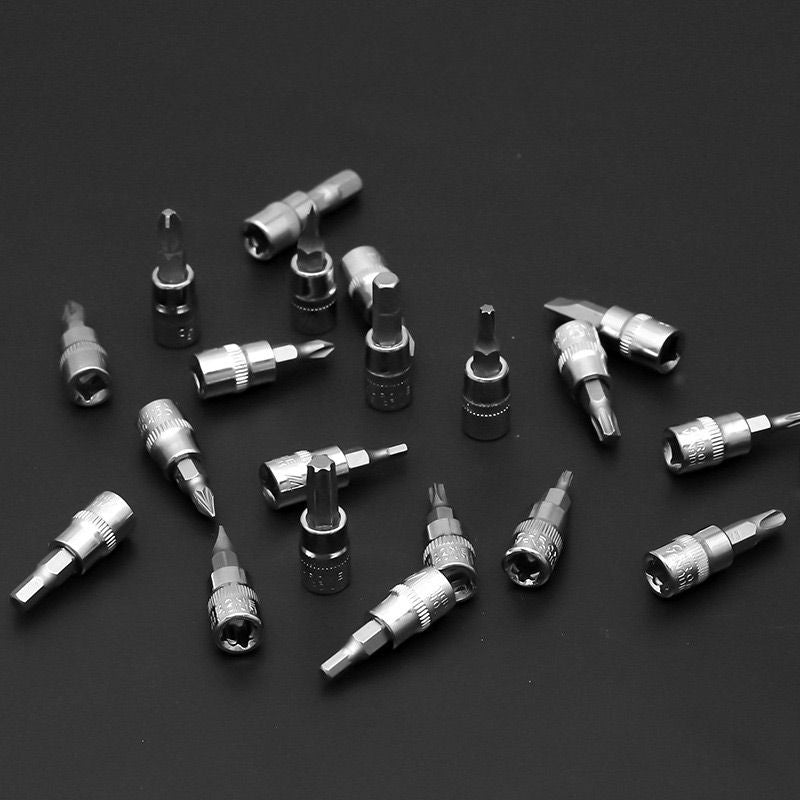 🔧 50% RABATT NU! 🧰 46-delars Snabbskiftnyckelsats – Krom-vanadinstål, Fintandad Spärr & Portabel Väska – För Bil, MC, Möbelmontering ✨