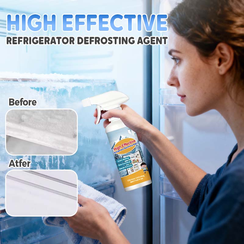 🔥Dagens 50% Rabatt Blixtrea🔥 Högeffektiv avfrostningsspray för kylskåp