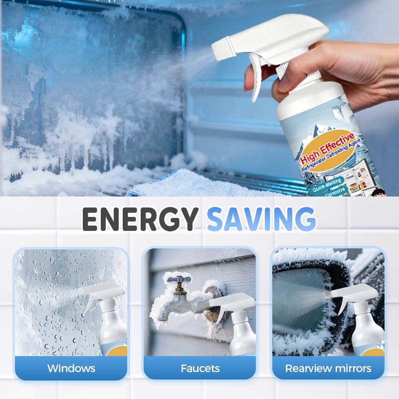 🔥Dagens 50% Rabatt Blixtrea🔥 Högeffektiv avfrostningsspray för kylskåp
