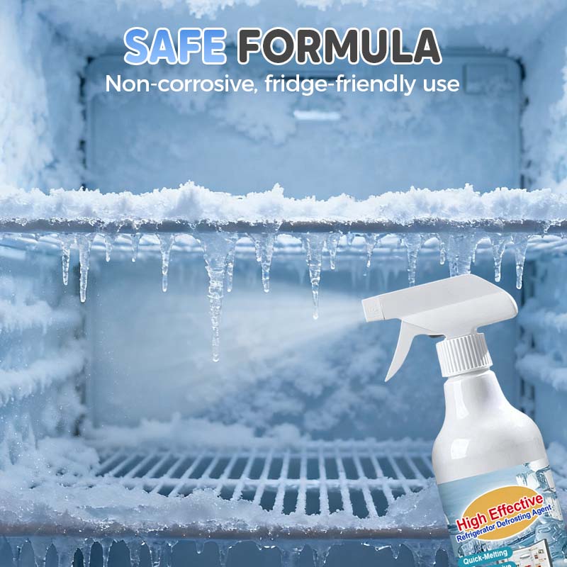 🔥Dagens 50% Rabatt Blixtrea🔥 Högeffektiv avfrostningsspray för kylskåp