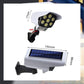 💡Solcellsdriven LED-vägglampa med rörelsedetektor – kameraattrapp för trädgård och gård☀️