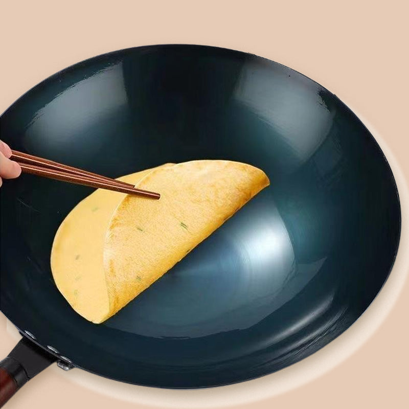 🔥Fri frakt🔥 Home Use Non-Stick järnwok för stekning och wokning