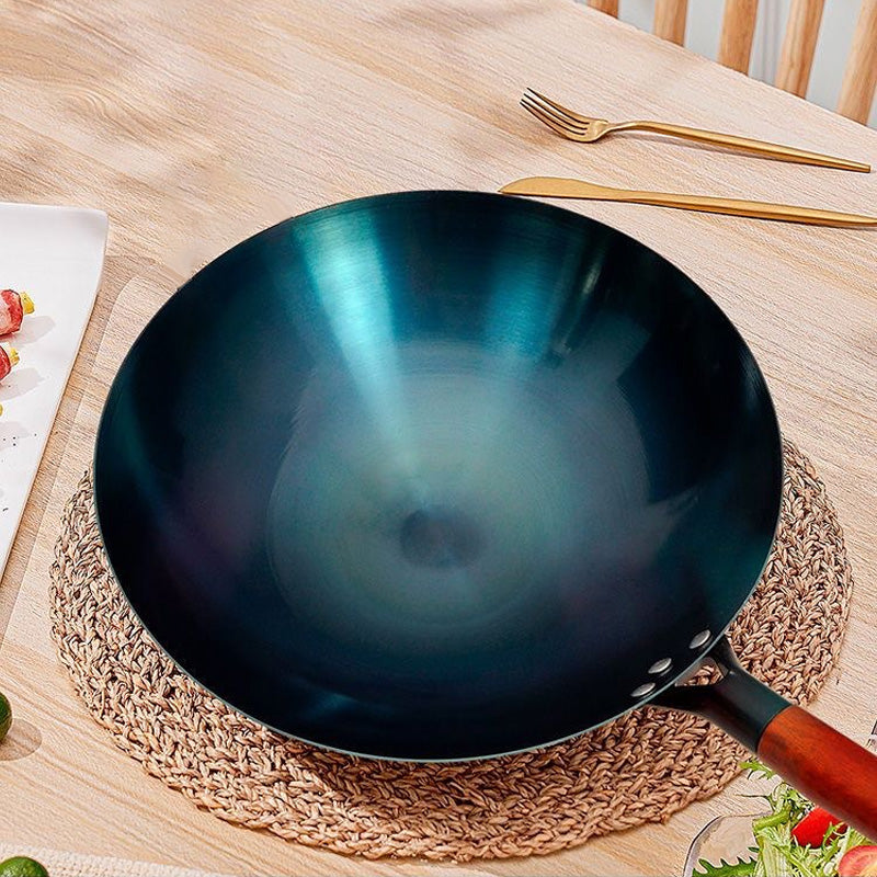 🔥Fri frakt🔥 Home Use Non-Stick järnwok för stekning och wokning
