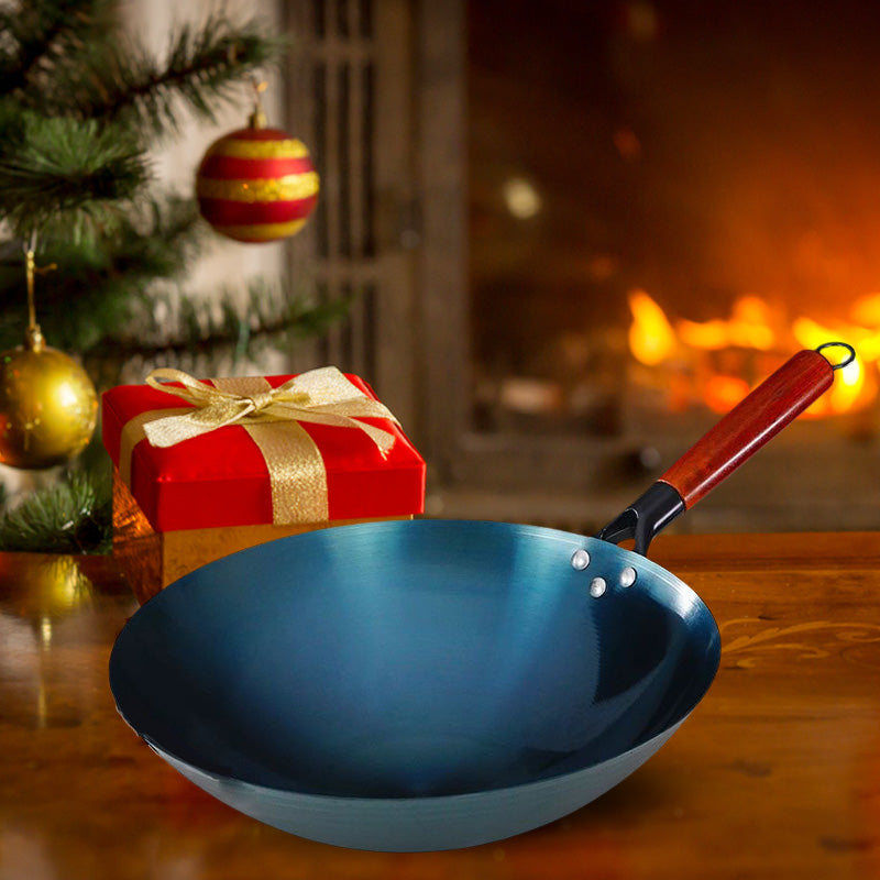 🔥Fri frakt🔥 Home Use Non-Stick järnwok för stekning och wokning