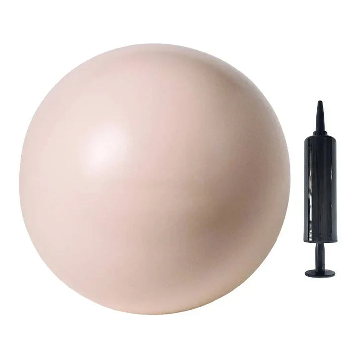 🤸⚽ 25 cm Pilatesboll – Explosionssäker yogaboll med bikakemönster 🧘