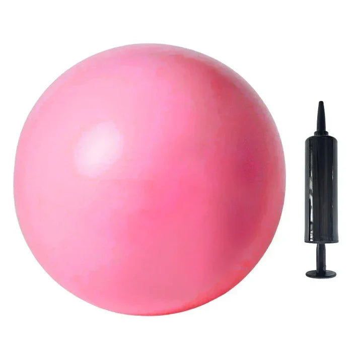 🤸⚽ 25 cm Pilatesboll – Explosionssäker yogaboll med bikakemönster 🧘