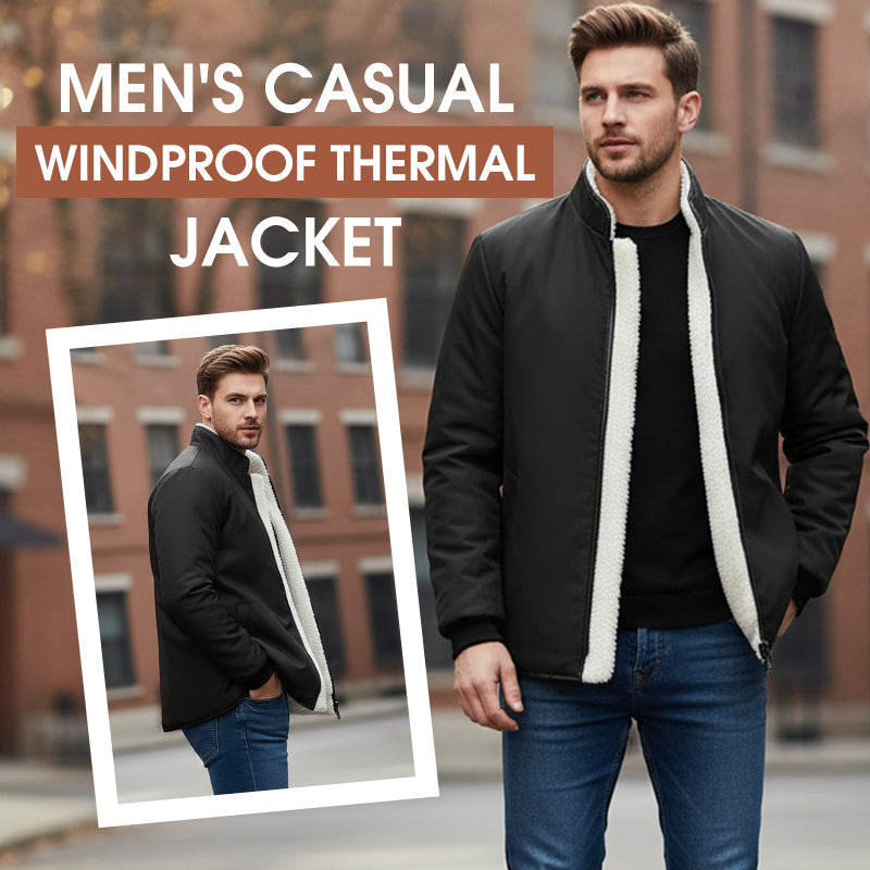 Herr Casual Vindtät Termojacka