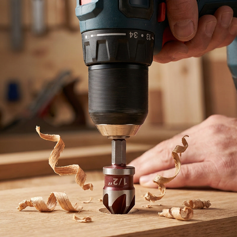 🛠️Nu 50 % rabatt! 🔩 Sänkborrset för träbearbetning 5-delar – Rena, jämna hål, hållbart och tidsbesparande ⚙️