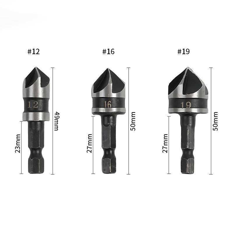 🛠️Nu 50 % rabatt! 🔩 Sänkborrset för träbearbetning 5-delar – Rena, jämna hål, hållbart och tidsbesparande ⚙️