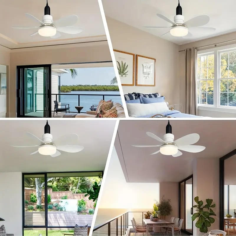💨 50 % rabatt! 💡 Bärbar 2-i-1-takfläkt med fjärrkontroll – Perfekt för sovrummet, kontoret och resan 🏠